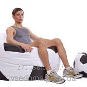 Кресло-мяч 130 см из ткани Оксфорд черно-белое, кресло-мешок мяч