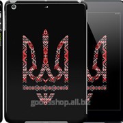 Чехол на iPad 5 Air Герб - вышиванка на черном фоне 1196c-26 фото