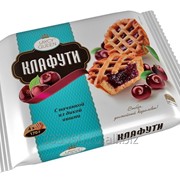 Печенье сдобное с начинкой “Клафути“ с начинкой из “дикой вишни“ (15*170 г) фото