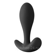 Черная анальная пробка для ношения Pillager I - 10,2 см. фото