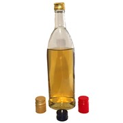 Стеклянная водочная бутылка 0.5 л Австрия с винтовым горлом 28 мм фотография