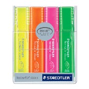 Набор текстовыделителей Staedtler, 1-5 мм, 4 радужных цвета, блистер