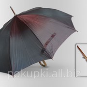 Зонт Антишторм трость Бордово-изумрудный фото