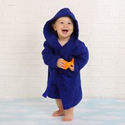 Халат махровый детский, размер 28, цвет синий, 340 г/м2 хл.100% с AIRO фото