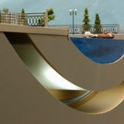 Модель участка прохождения тоннеля фото