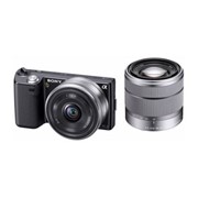 Цифровая фотокамера Sony Alpha NEX-5D Kit 16 мм, 18-55 мм Black