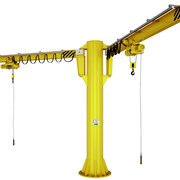 Кран консольный на колонне фото