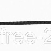 Черный классический гладкий стек со шнуровкой на ручке фотография