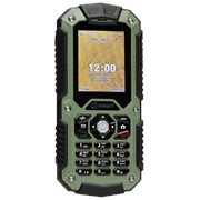 P10-G Dual Senseit сотовый телефон защищенный, IP67, Зелёно-чёрный