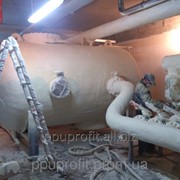 Гидроизоляция, теплоизоляция напыляемым пенополиуретаном труб и трубопроводов в Украине фото