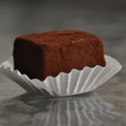 Шоколадные конфеты ручной работы трюфель квадратный