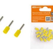Наконечник-гильза Е1008 1мм2 с изолированным фланцем (20шт) TDM ELECTRIC SQ0568-0038 фото