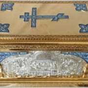 Ковчег для частиц святых мощей № 8 золочение фото