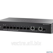 Коммутатор Cisco SB SG300-10 10-port Gigabit Managed SFP Switch (8 SFP + 2 Comb (SG300-10SFP-K9-EU) фото