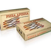 Упаковка для мелкой рыбы и полуфабрикатов фото