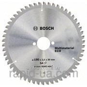 Пила дисковая по дереву Bosch 190x20/16x54z Multi ECO фото