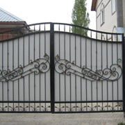 Ворота стальные ажурные, ажурные стальные ворота, Алматы фотография