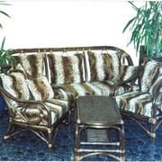 Гостиная из ротанга. Коллекции ротанговой плетеной мебели. фото