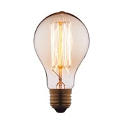 Лампа накаливания E27 60W груша прозрачная 7560-SC фото