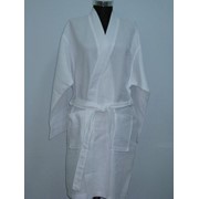 Вафельные халаты 210 гр/м² (воротник “кимоно“) L, XL, XXL, XXXL фото