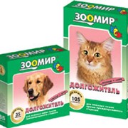 Белково-витаминная добавка ДОЛГОЖИТЕЛЬ для собак и кошек фотография