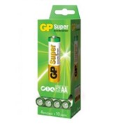 Батарейка GP Super LR6 кор 15A-2DP40 (40/480) showbox зеленая фото