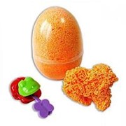 Пластилин шариковый в яйце оранжевый арт. Р0829 фото