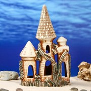 Декорация для аквариума "Замок с пятью башнями", 18 х 10 х 28 см