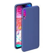 Чехол Deppa Gel Color Case для Samsung Galaxy A70 (2019) синий PET белый 87130 фото