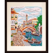 Рисунок на ткани для вышивания бисером “Венеция“ VKA4018 фотография