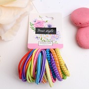 Резинка для волос 'Тофи' (набор 24 шт) разноцветные фотография