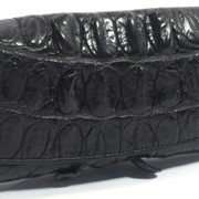Женское портмоне из кожи крокодила (NWC-03BT1025 black) фото