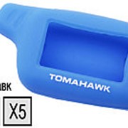 Силиконовый чехол, для пульта автосигнализаций Tomahawk X3/X5 (синий) фотография