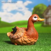 Садовая фигура “Утка дикая“ 25х16х20cм фото