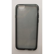 Чехол на Айфон 6/6s мягкий Силикон толщиной 0.8 мм Прозрачный Темный фотография
