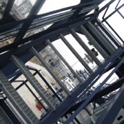 Оцинкованная лестница на объекте, 2010г.