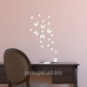 Декоративное акриловое зеркало Маленькие бабочки фото