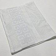 Белый Prime 50х90 хлопок махра полотенце (1шт) Фиеста фотография
