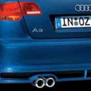 Задний диффузор Audi A3 фото