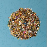 Конфетти (дроблёное) разноцветное, диаметр 4-8 мм фотография