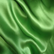 Ткань Шелк Зеленый Натуральный