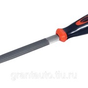 Напильник по металлу с ручкой АвтоDело трехгранный 250мм №2 40470 фото