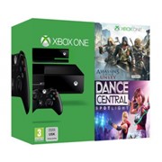 Игровая приставка Microsoft Xbox One + Assasin's Creed: Unity + Assassin's Creed: IV Black Flag + Dance Centra + Kinect