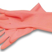 Перчатки резиновые с хлопковым напылением