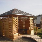 Беседки деревянные фото