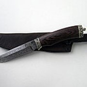 Нож из дамасской стали “Универсал“ (малый) фото
