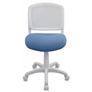 Кресло детское Бюрократ CH-W296NX/26-24 белый/голубой фото