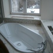 Облицовка ванных комнат и бассейнов мрамором и гранитом фото