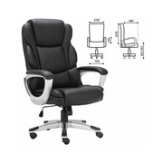 Компьютерное кресло Brabix Premium Rest EX-555 экокожа черное фото