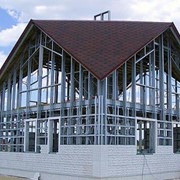 Металлический каркас здания фото